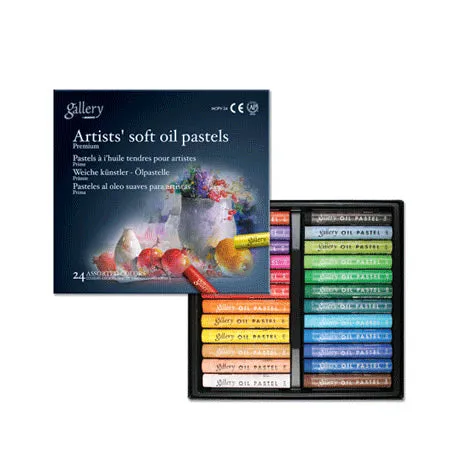 12-Pack Artist Soft Oil Pastels