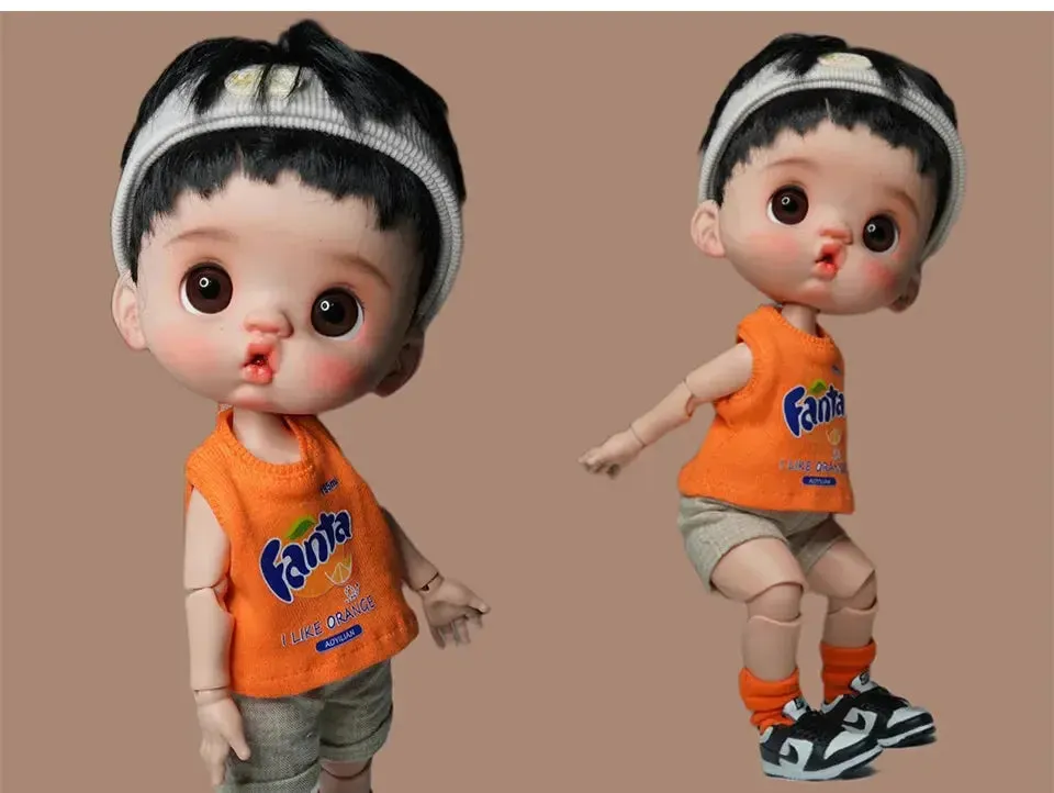 1/6 Scale Cute Expression Q Baby BJD Doll - Anime-Inspired Blythe & Polly Pocket Style | Perfect Gift for Girls