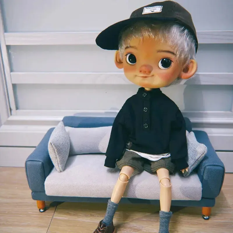 1/6 Scale Cute Expression Q Baby BJD Doll - Anime-Inspired Blythe & Polly Pocket Style | Perfect Gift for Girls