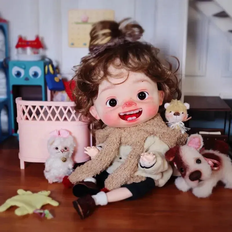 1/6 Scale Cute Expression Q Baby BJD Doll - Anime-Inspired Blythe & Polly Pocket Style | Perfect Gift for Girls
