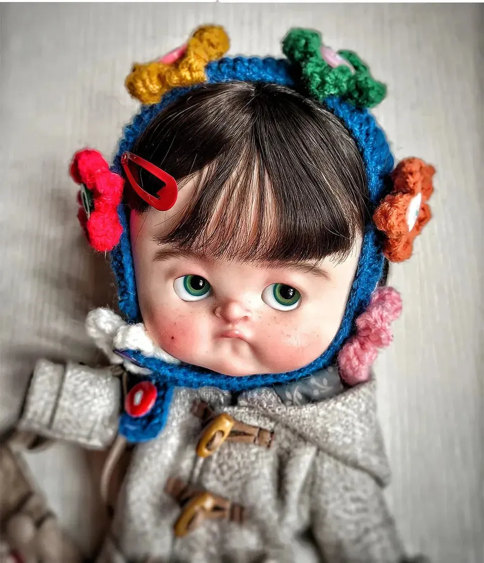 1/6 Scale Cute Expression Q Baby BJD Doll - Anime-Inspired Blythe & Polly Pocket Style | Perfect Gift for Girls