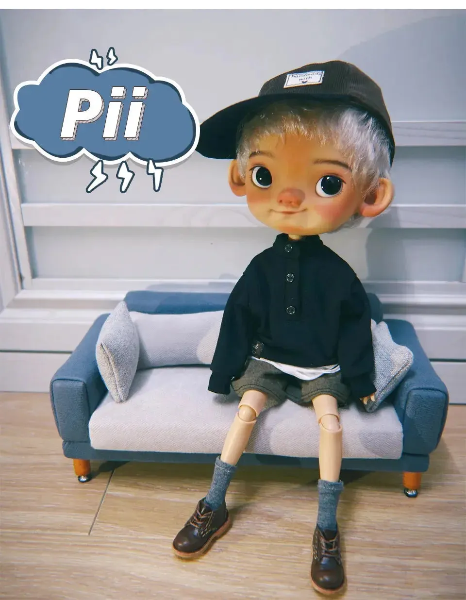 1/6 Scale Cute Expression Q Baby BJD Doll - Anime-Inspired Blythe & Polly Pocket Style | Perfect Gift for Girls