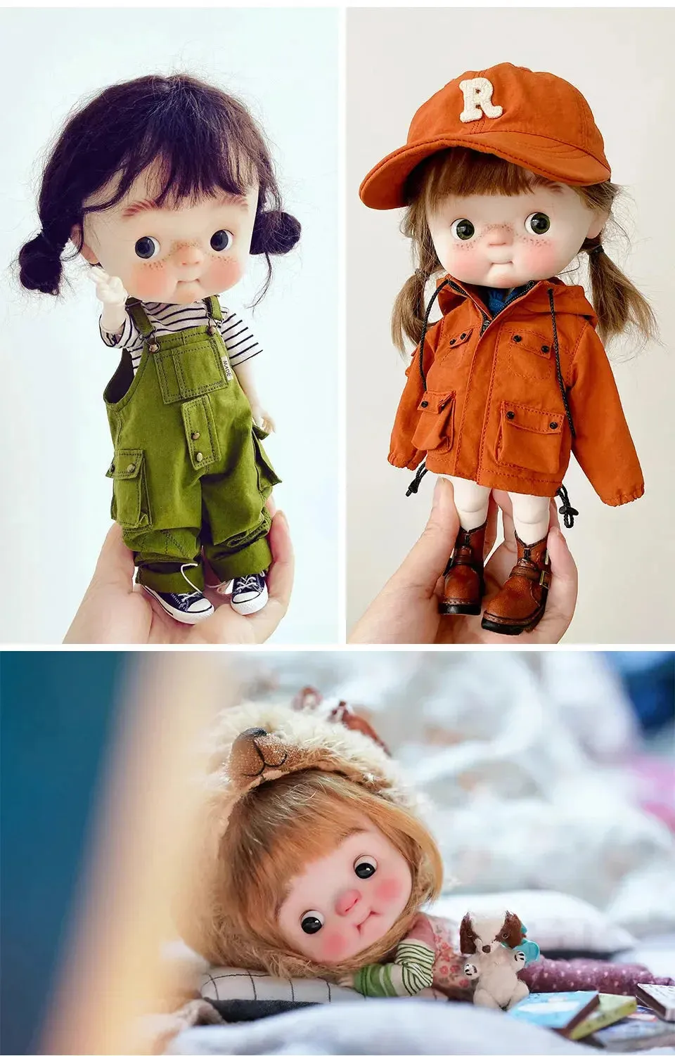 1/6 Scale Cute Expression Q Baby BJD Doll - Anime-Inspired Blythe & Polly Pocket Style | Perfect Gift for Girls