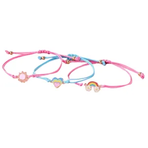 3Pc Adjustable Stretch Cord Bracelet Set (Multiple Options)