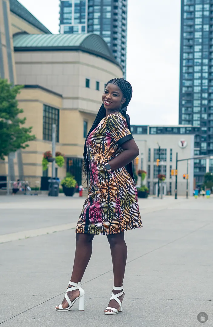 Adire (tie & dye) Opeyemi dress