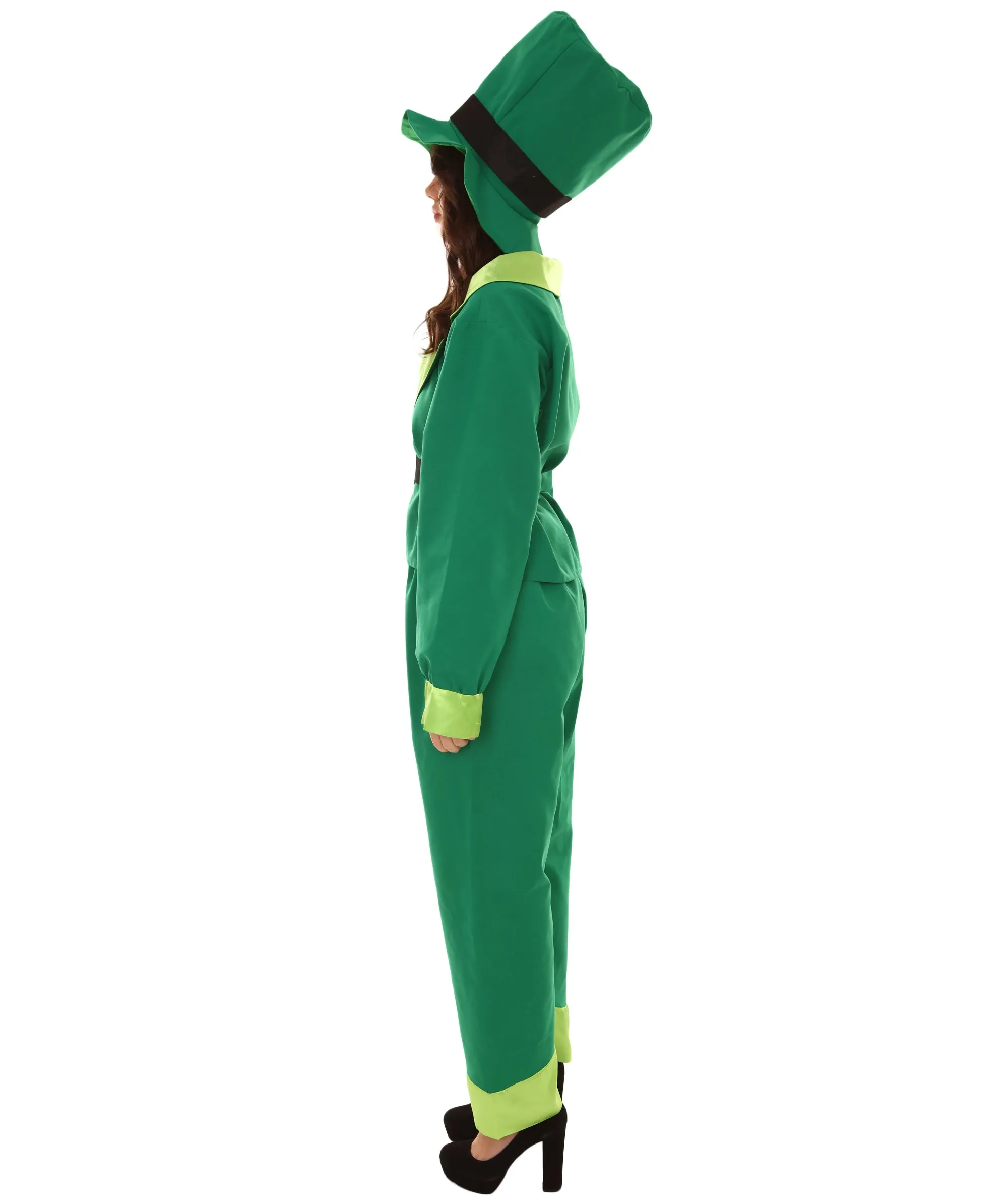 Adult Women's Leprechaun St. Patricks Day Costume | Green Cosplay Costume