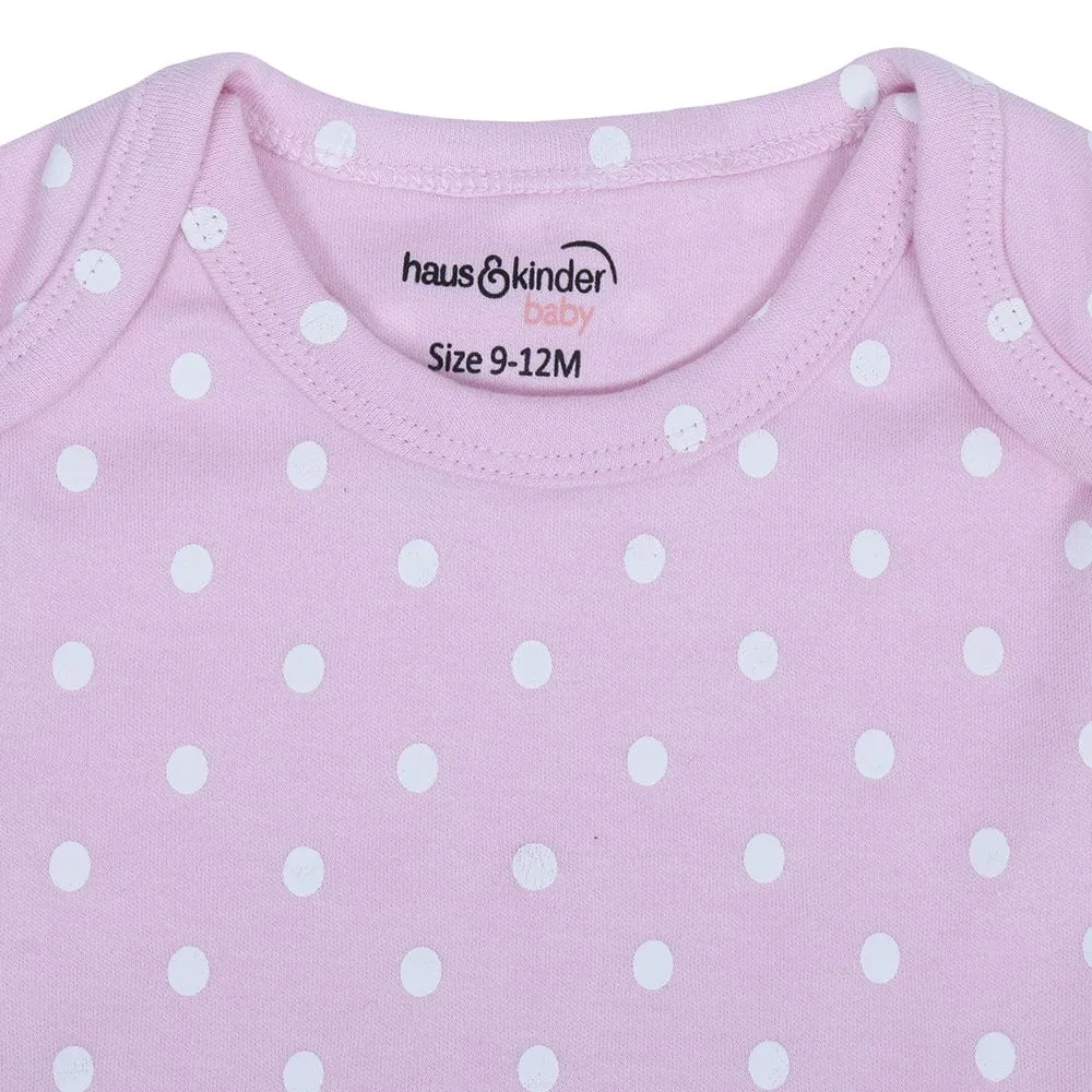 Baby Girl Iris Pink Short Sleeve Onesies pack of 3 Collection