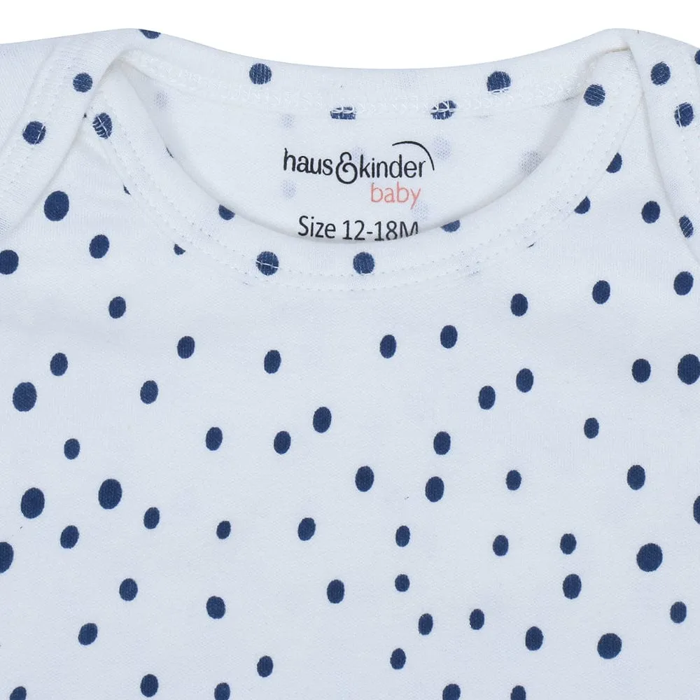 Baby Unisex Dapple Dots Short Sleeve Onesies Pack of 3 Collection