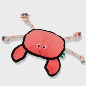 Beco Rough & Tough Recycled Dog Toy, Crab