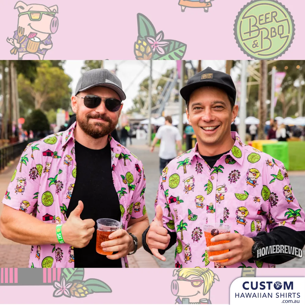 Beer & BBQ Festival - Custom Shirts, Shorts & Bucket Hats