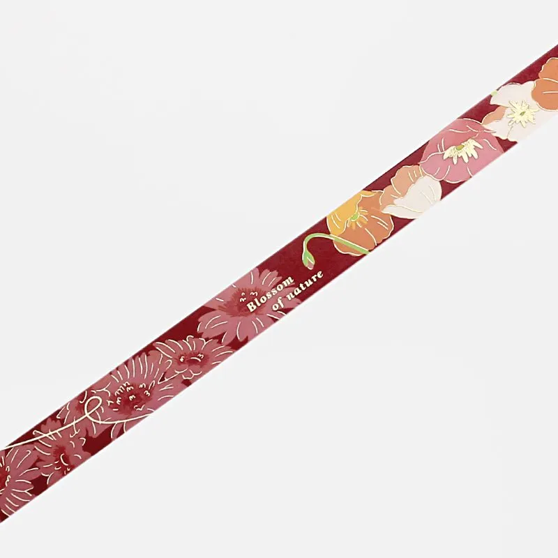 BGM Blossom Maroon Washi Tape