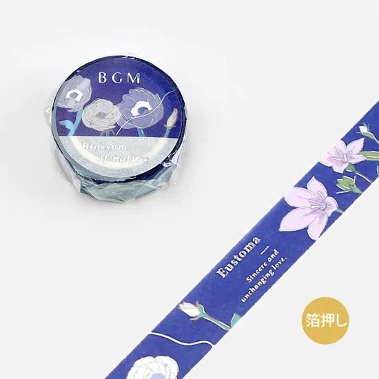 BGM Blossom Midnight Washi Tape