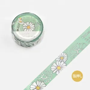 BGM Blossom Sky Green Washi Tape