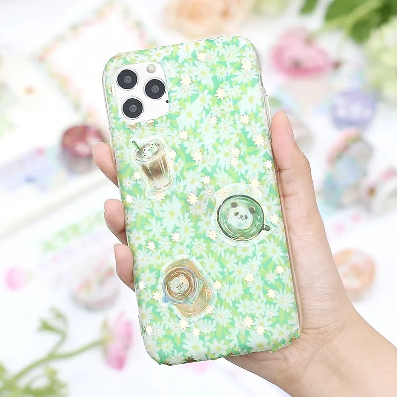 BGM Flower Field / Green Washi Tape