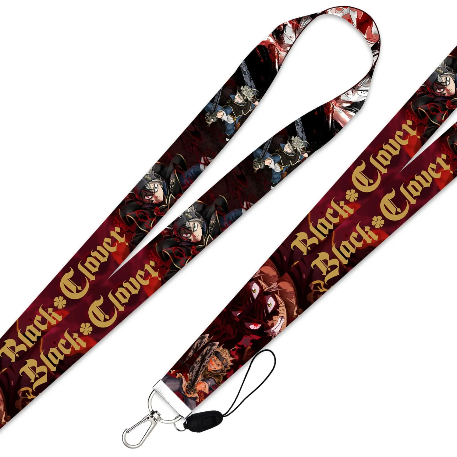 Black Clover Style Lanyard