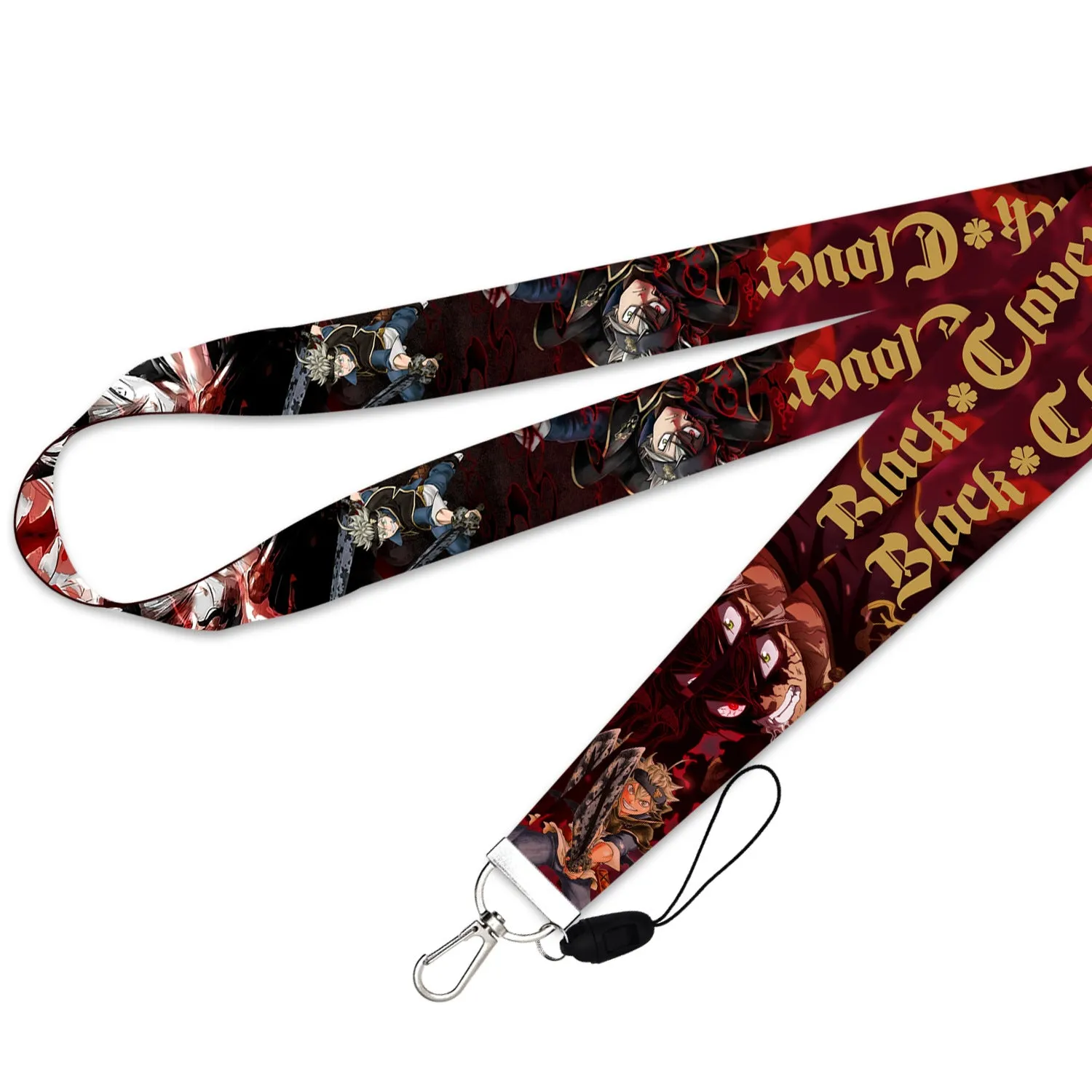 Black Clover Style Lanyard