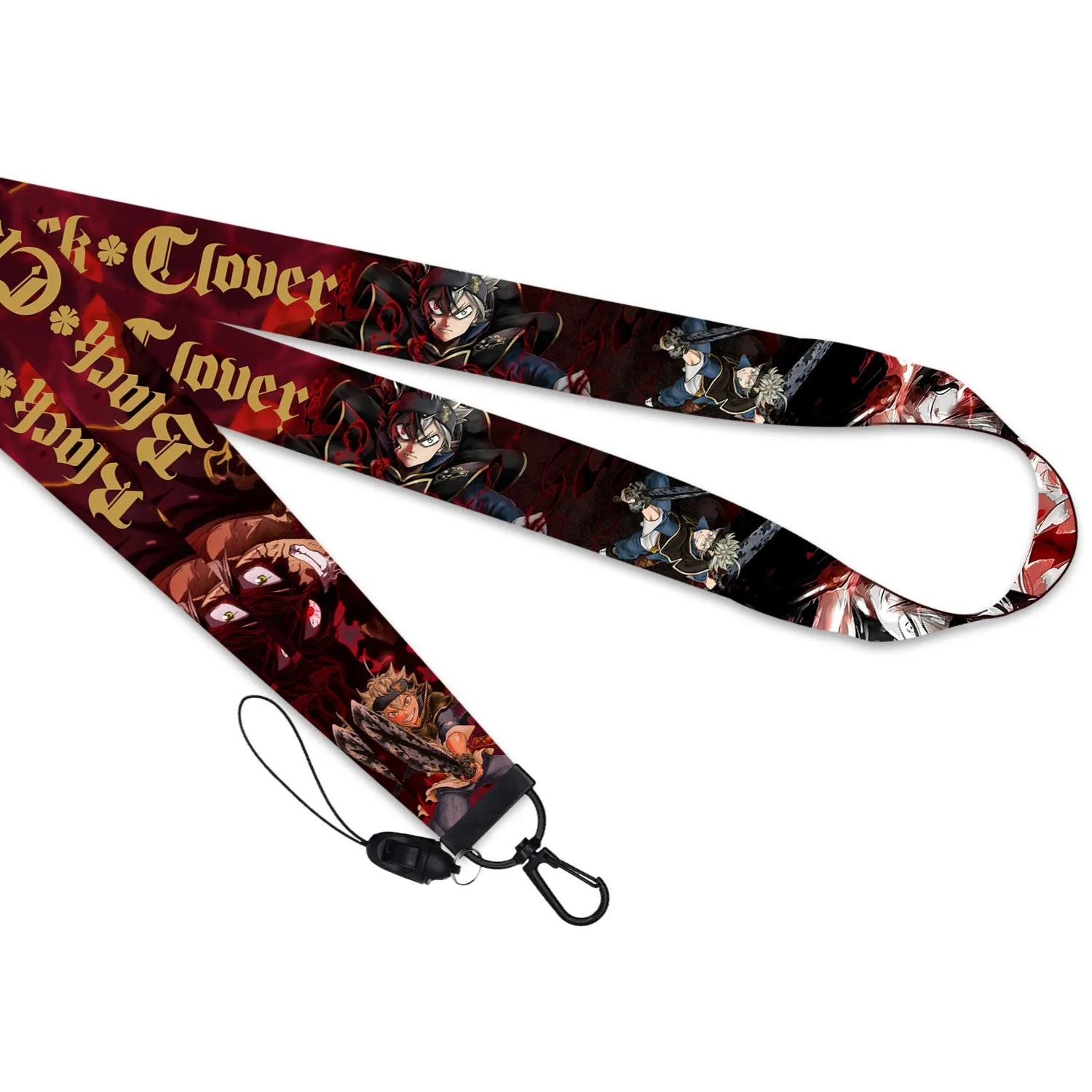Black Clover Style Lanyard