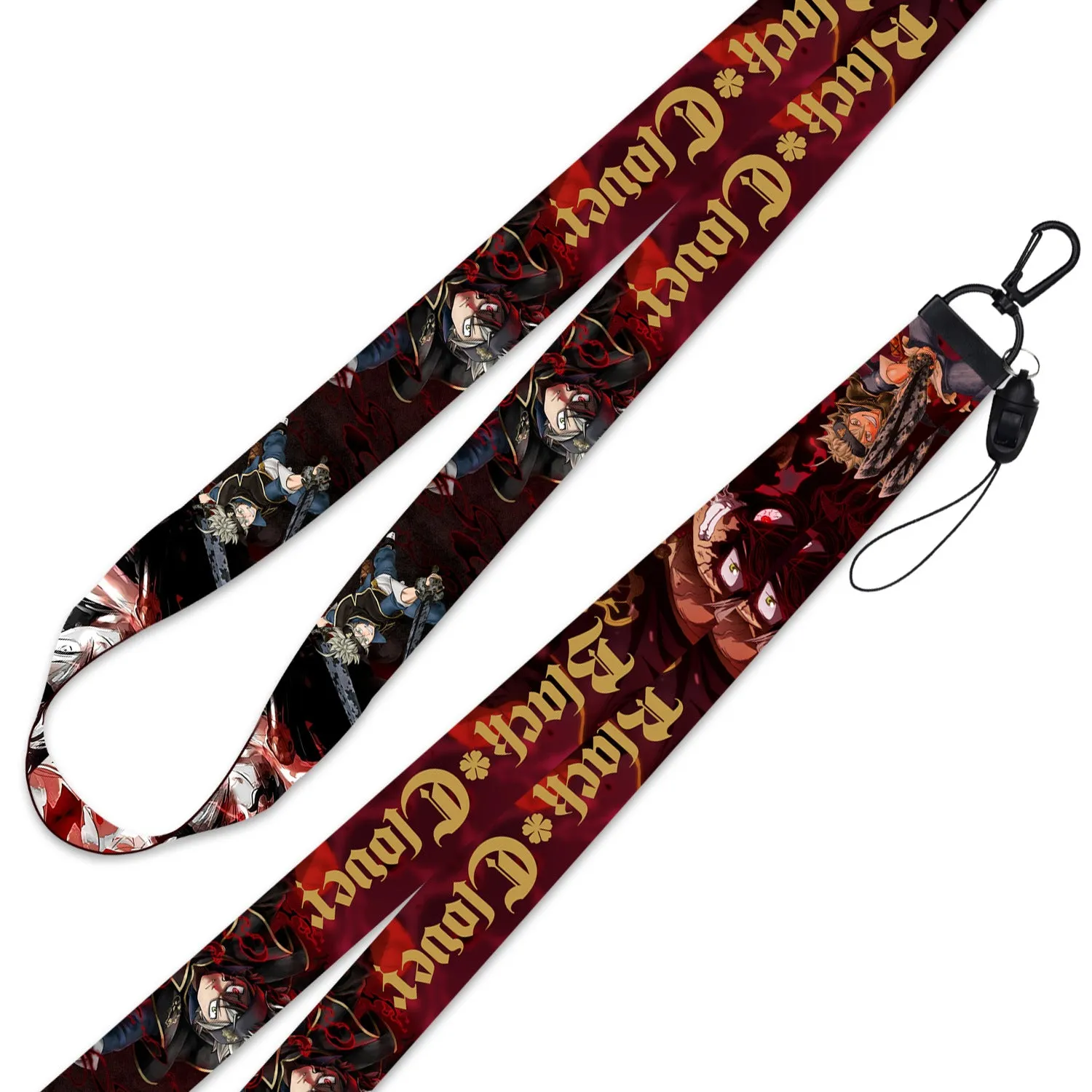 Black Clover Style Lanyard