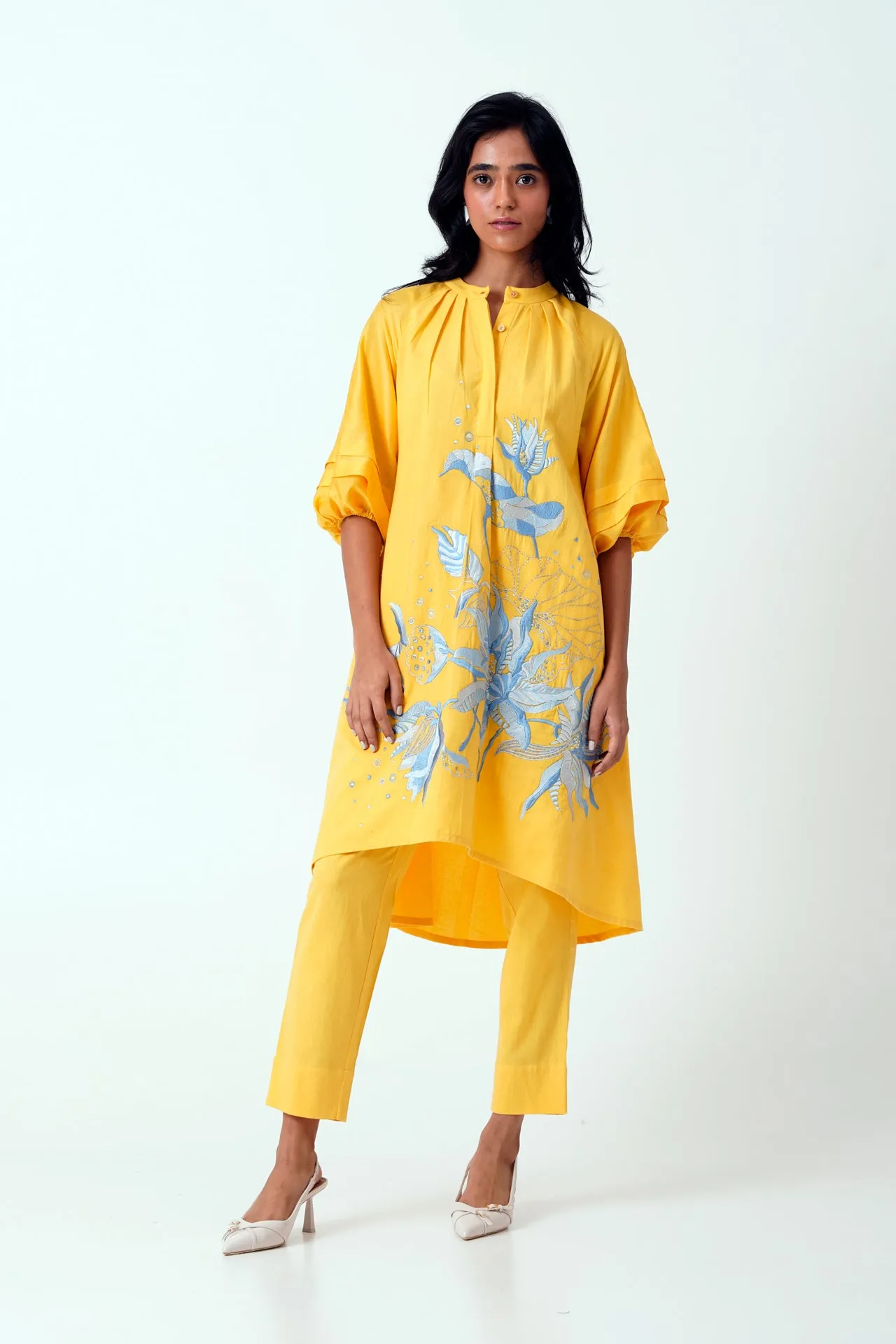 Canary Suvi Set - Embroidered Tunic   Pants