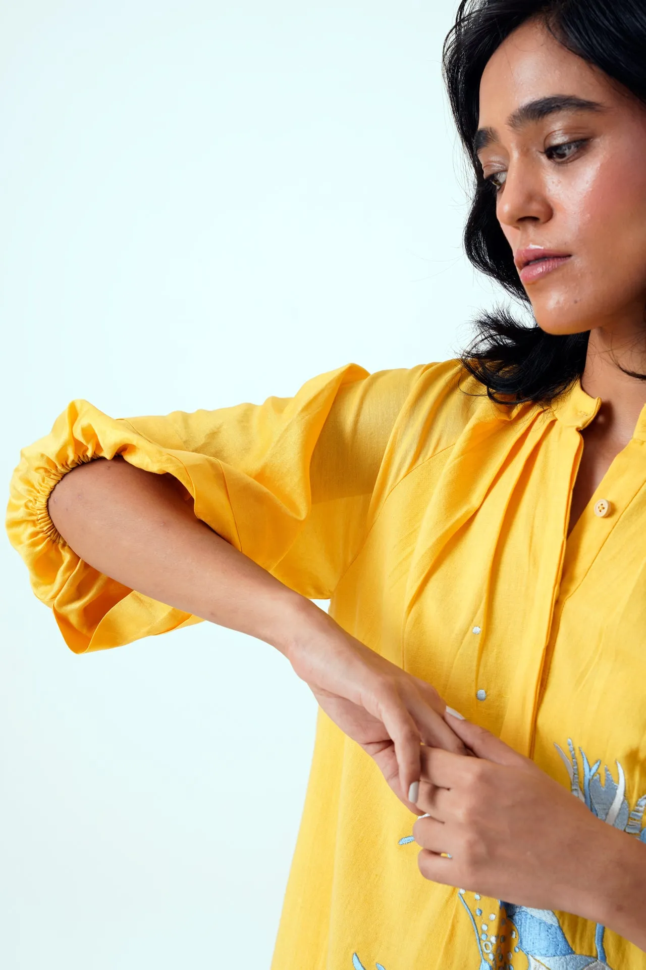 Canary Suvi Set - Embroidered Tunic   Pants
