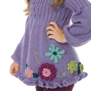 Caron Knit Girl's Smocked Tunic