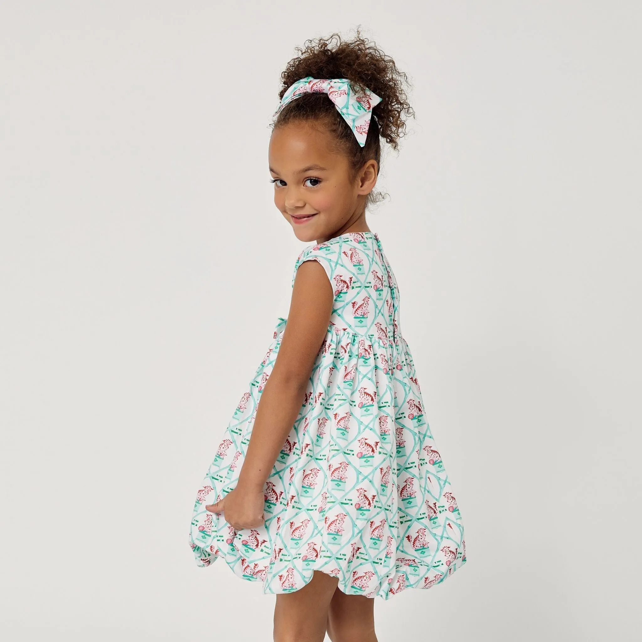 Carrot and Dot Dress: Little Goodall   Willa Heart Collection