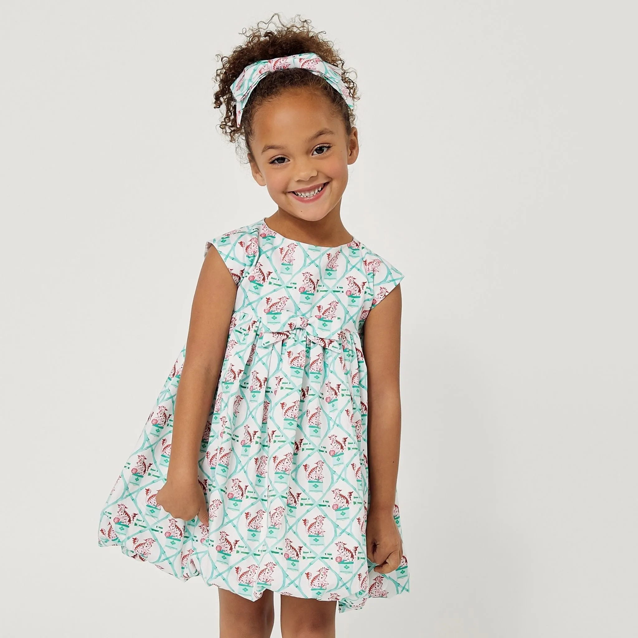 Carrot and Dot Dress: Little Goodall   Willa Heart Collection