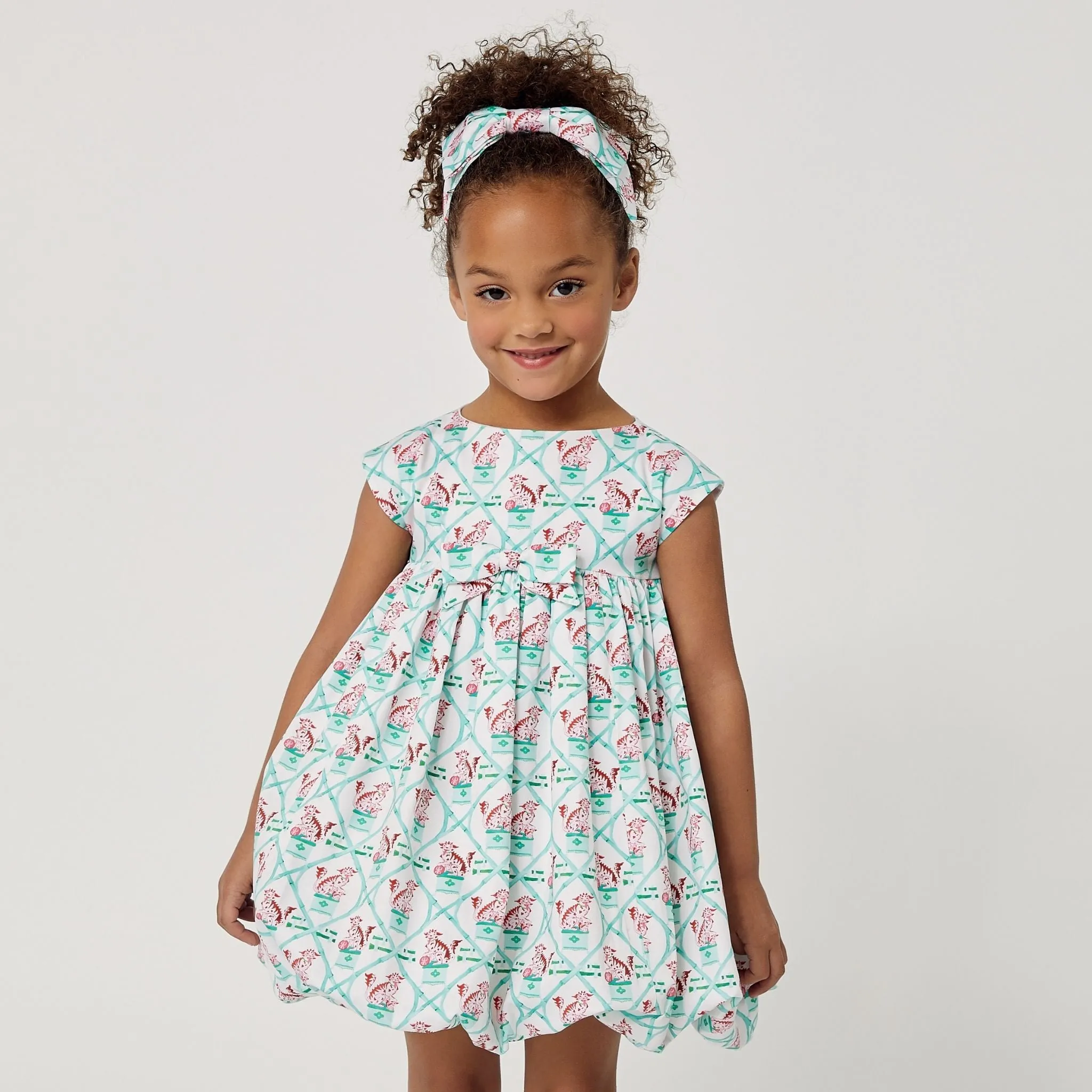 Carrot and Dot Dress: Little Goodall   Willa Heart Collection