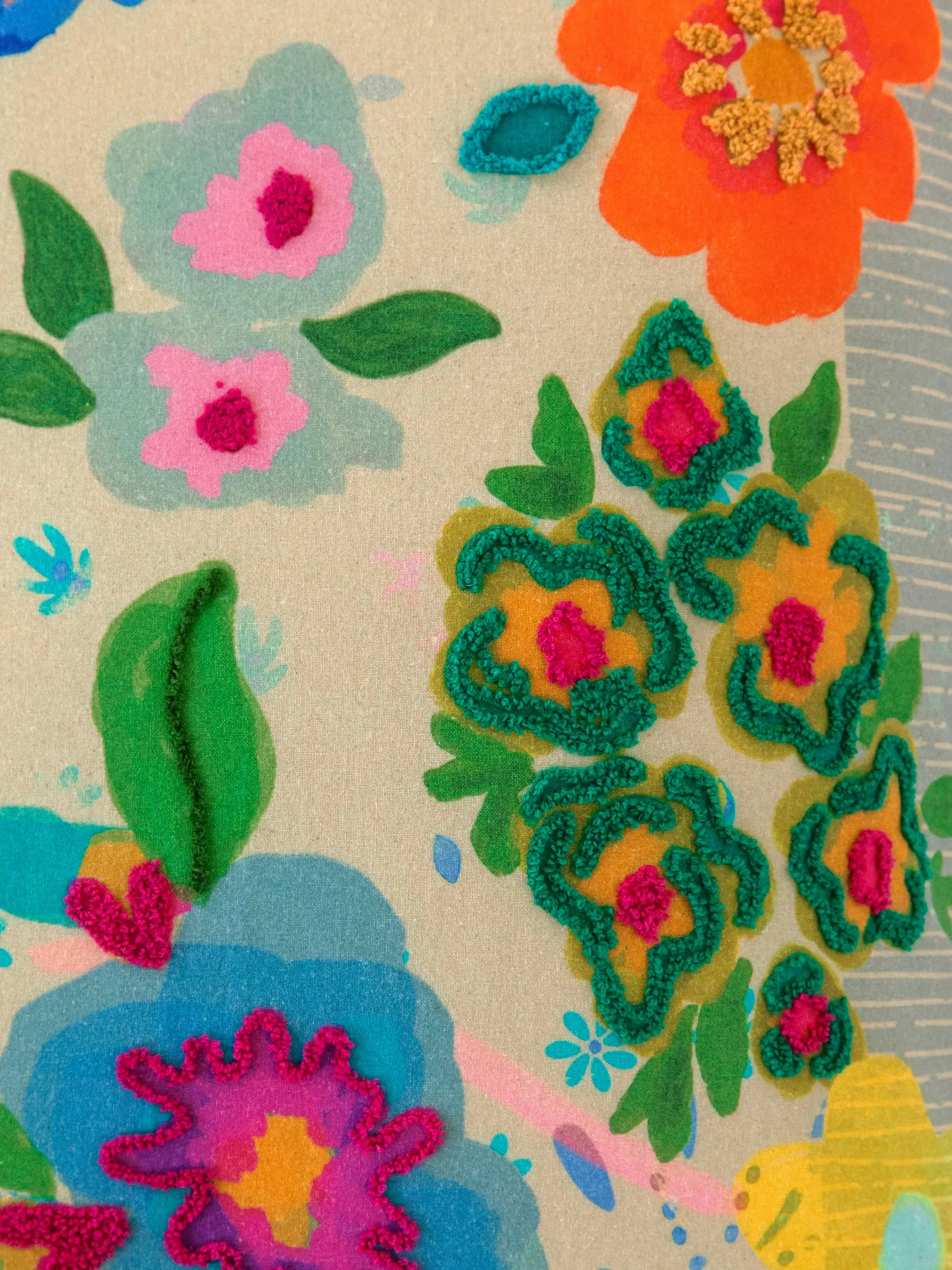 Catalina Cotton Euro Sham - Floral Garden
