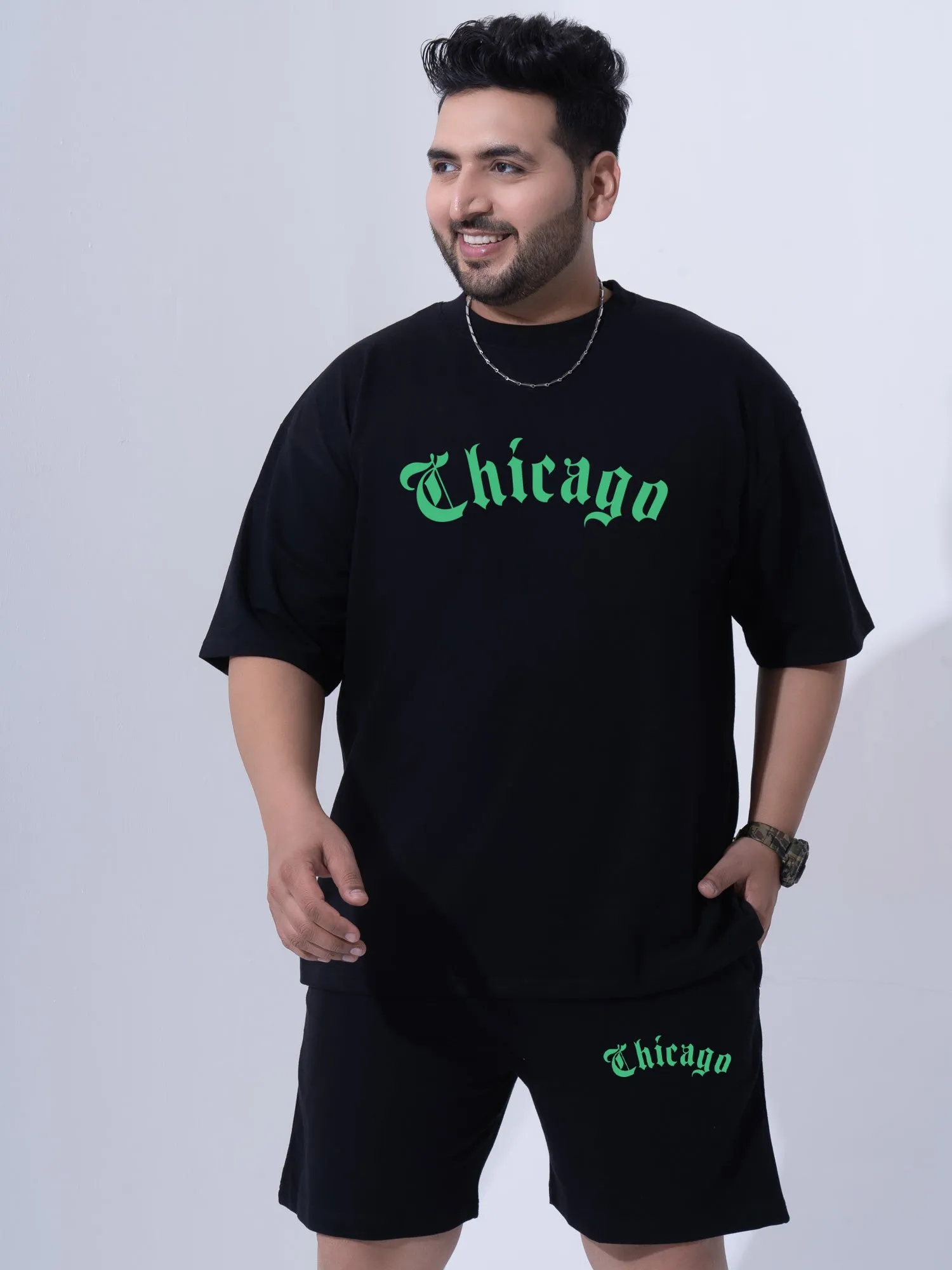 Chicago Plus Size Co-ord Set (shorts)