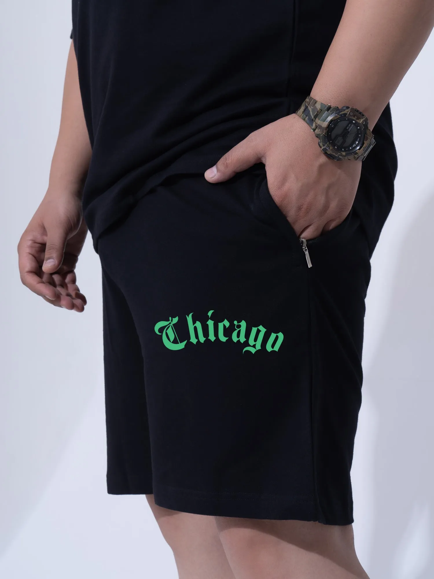 Chicago Plus Size Co-ord Set (shorts)