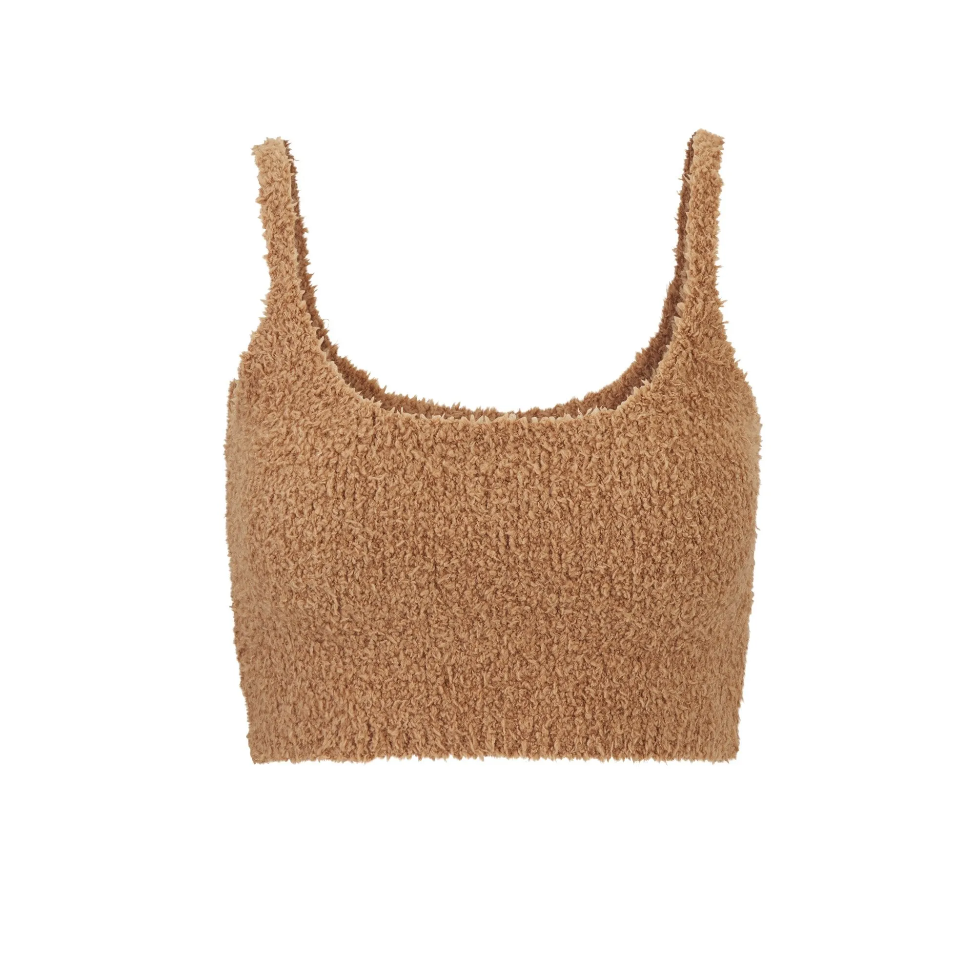 COZY KNIT BRALETTE | CAMEL
