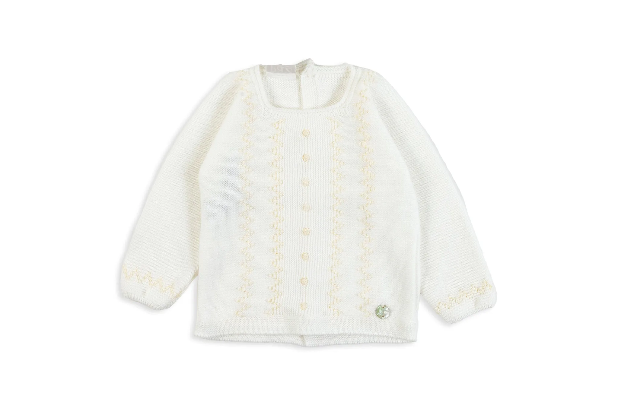 Cream & Beige Knit 2-Piece Set