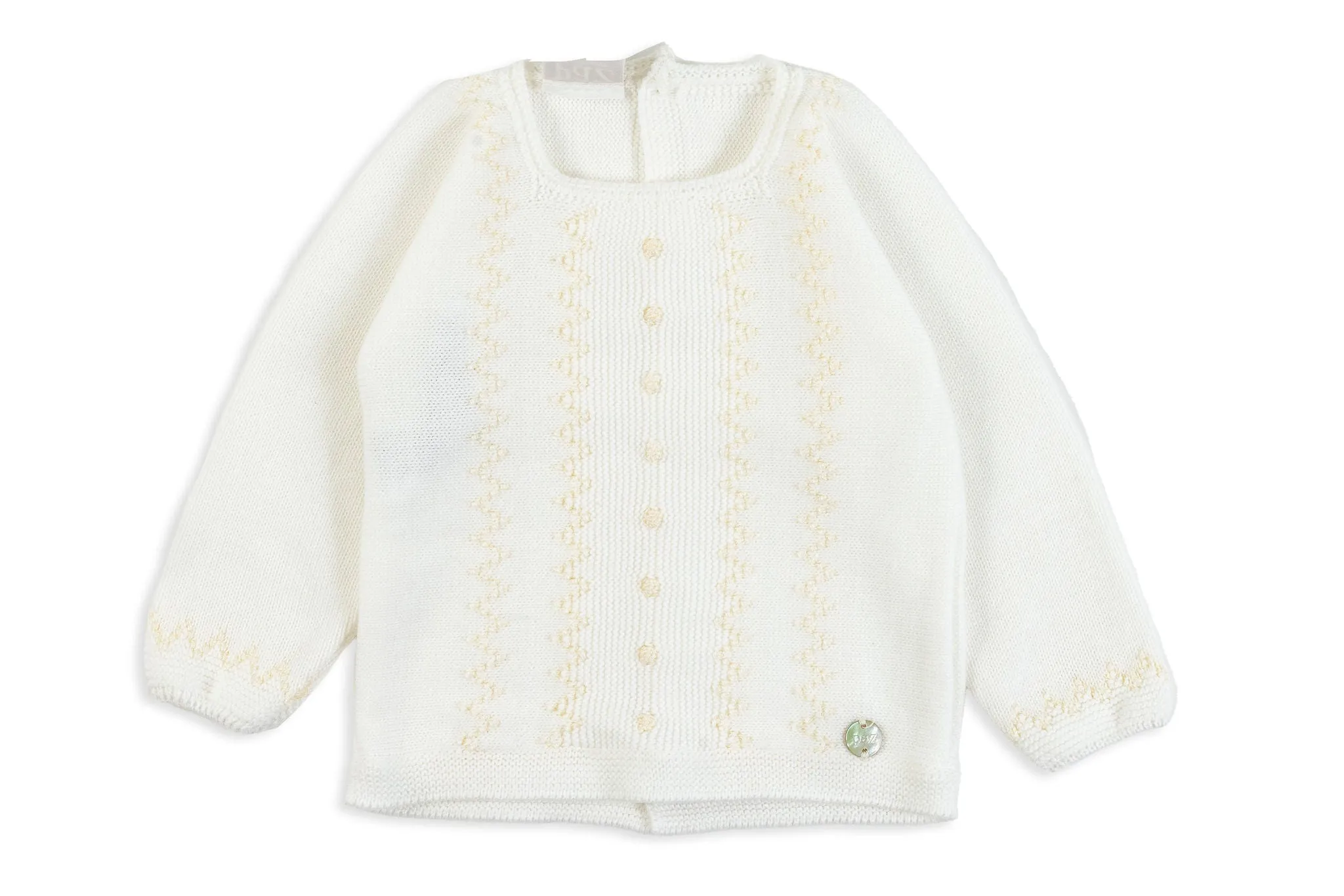 Cream & Beige Knit 2-Piece Set