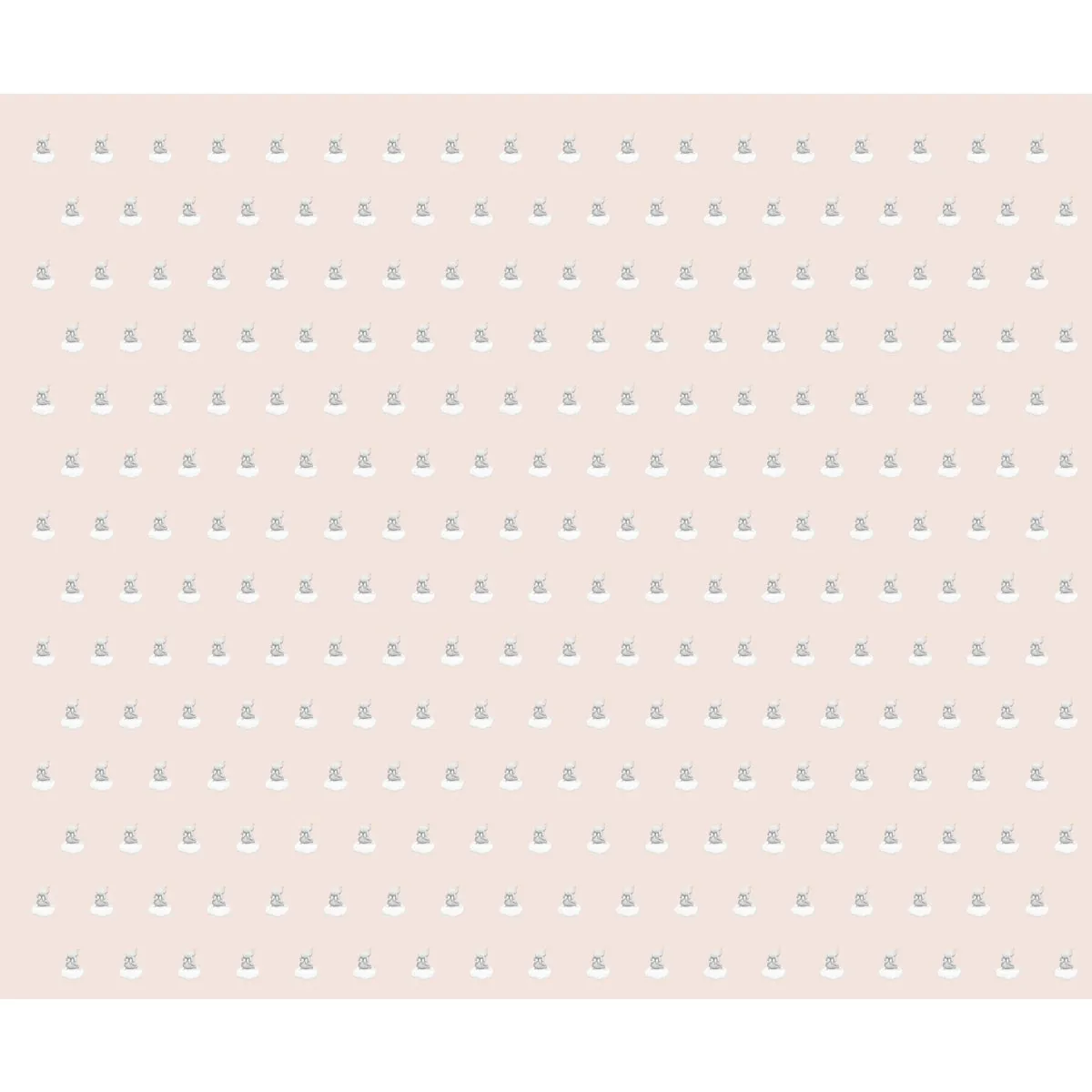 Cute Elephant Repeat Pattern Design Wallpaper for Nursery Rooms