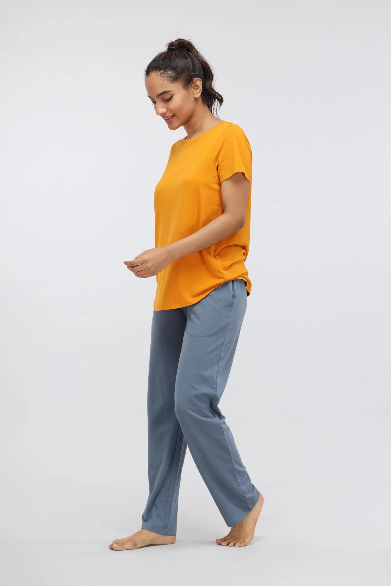 Desert Sun Supima® Round Neck Casual Top
