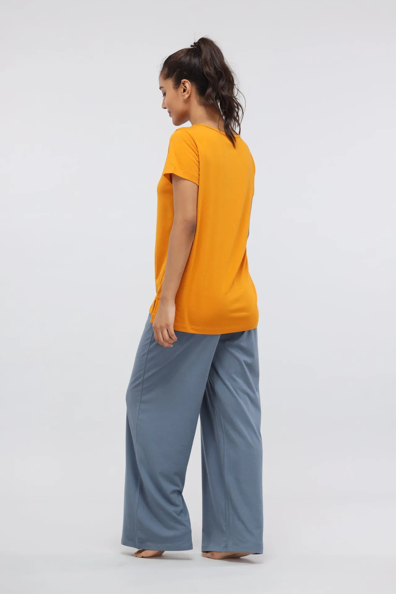 Desert Sun Supima® Round Neck Casual Top