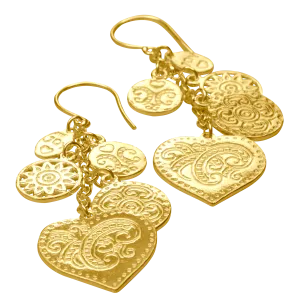 Earring Twirl Gold
