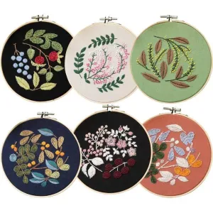 Easy Flower Embroidery DIY Kit