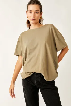 Free People Olive Stone Nina Tee