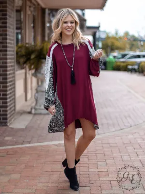 Fun and Flirty Balloon Sleeve Dress with Gathered Wrist