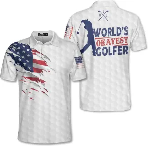 Funny Golf Shirts for Men, Hawaiian Polo Shirts for Men Unisex Casual Shirt Mens Polo Shirts Short Sleeve