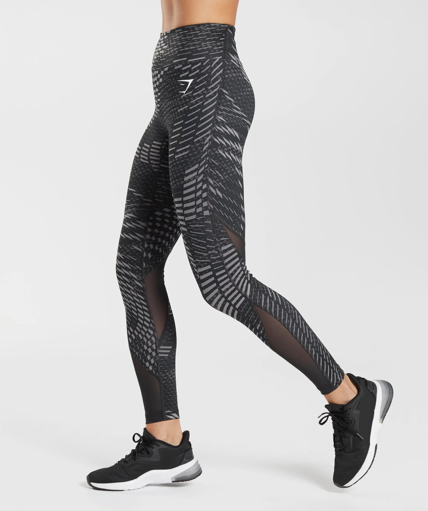 Gymshark Sport Running Leggings - Black Print