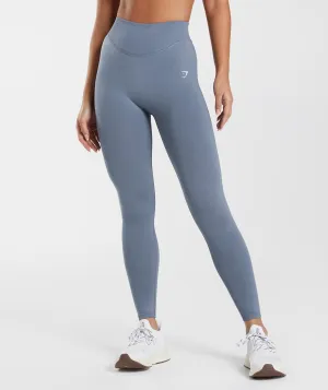 Gymshark Sweat Seamless Leggings - Evening Blue