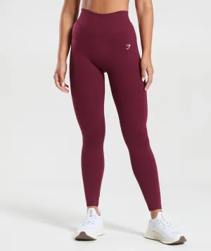 Gymshark Sweat Seamless Leggings - Plum Pink