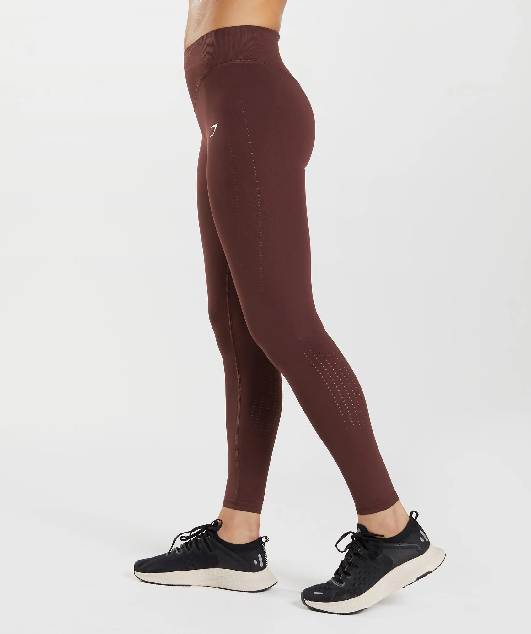 Gymshark Sweat Seamless Sculpt Leggings - Baked Maroon