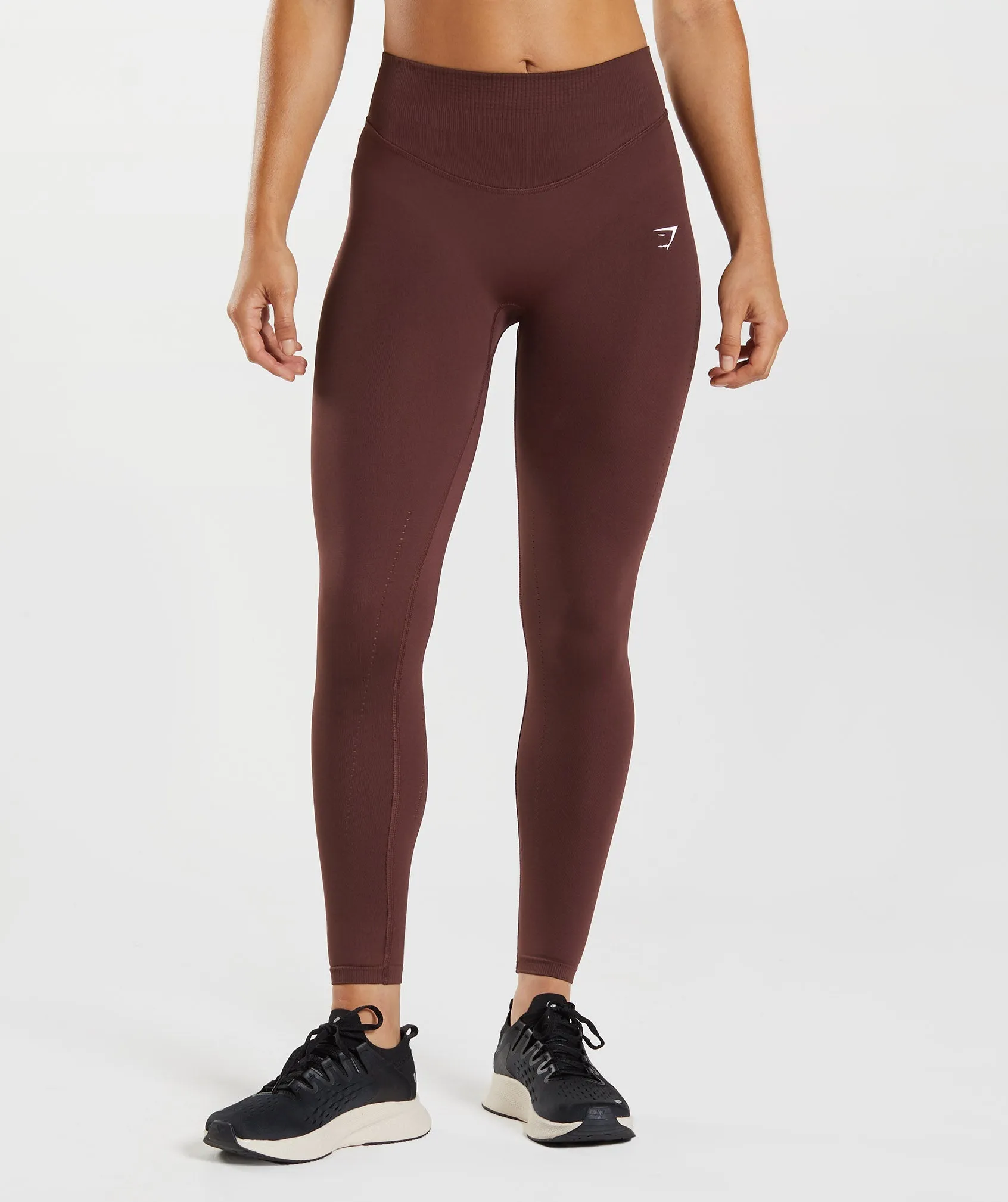 Gymshark Sweat Seamless Sculpt Leggings - Baked Maroon