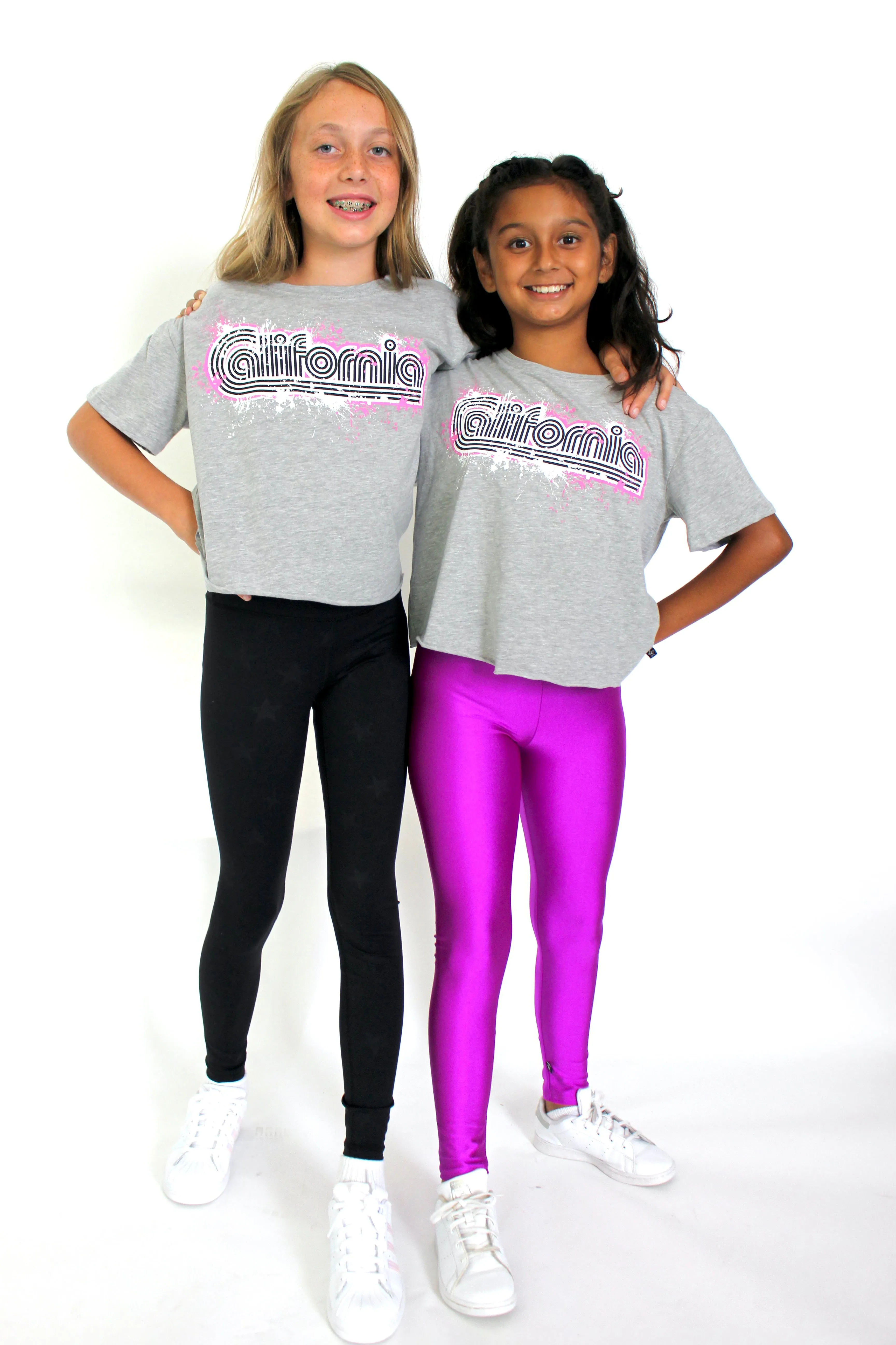 High Shine Long Legging - Magenta
