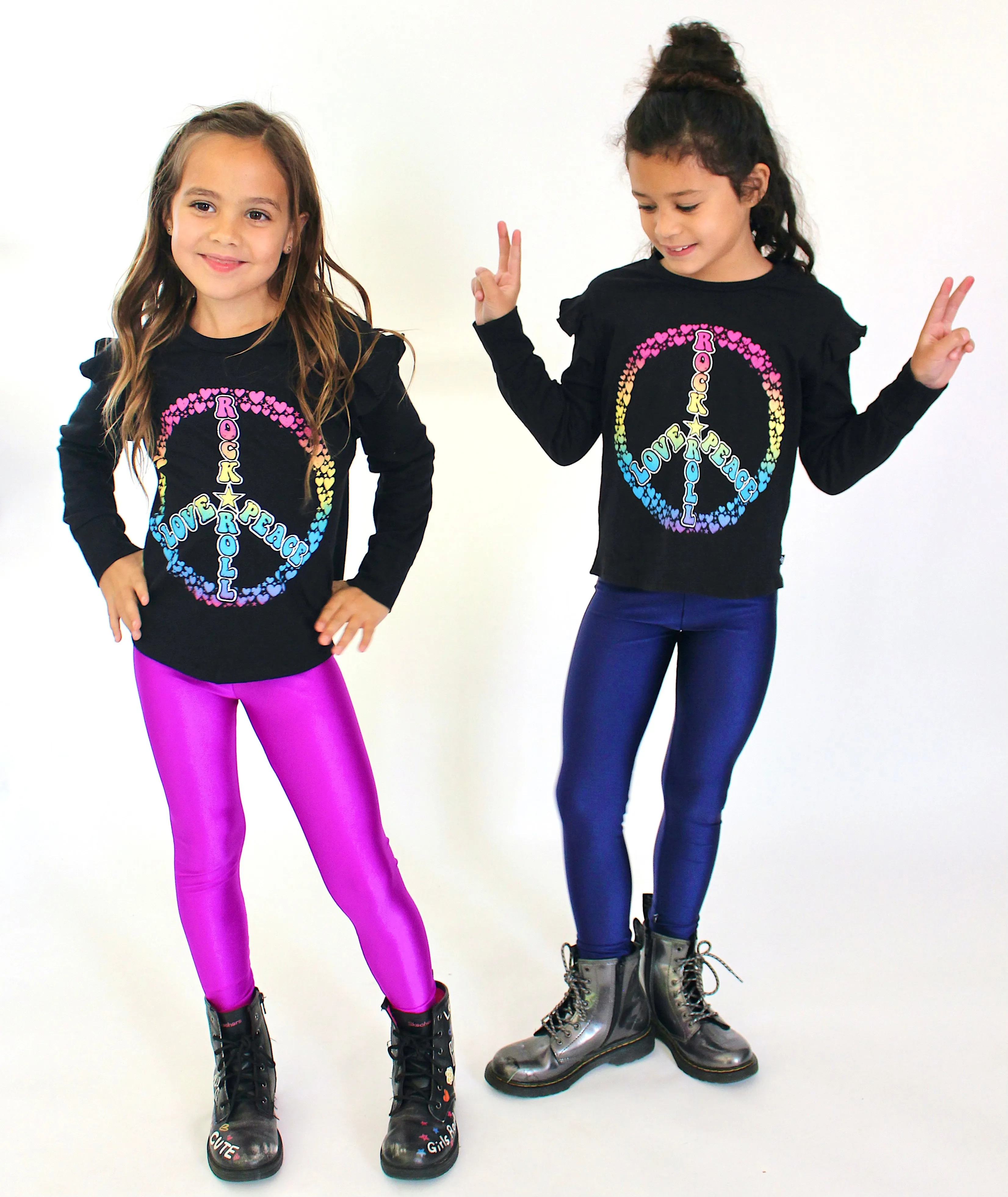 High Shine Long Legging - Magenta