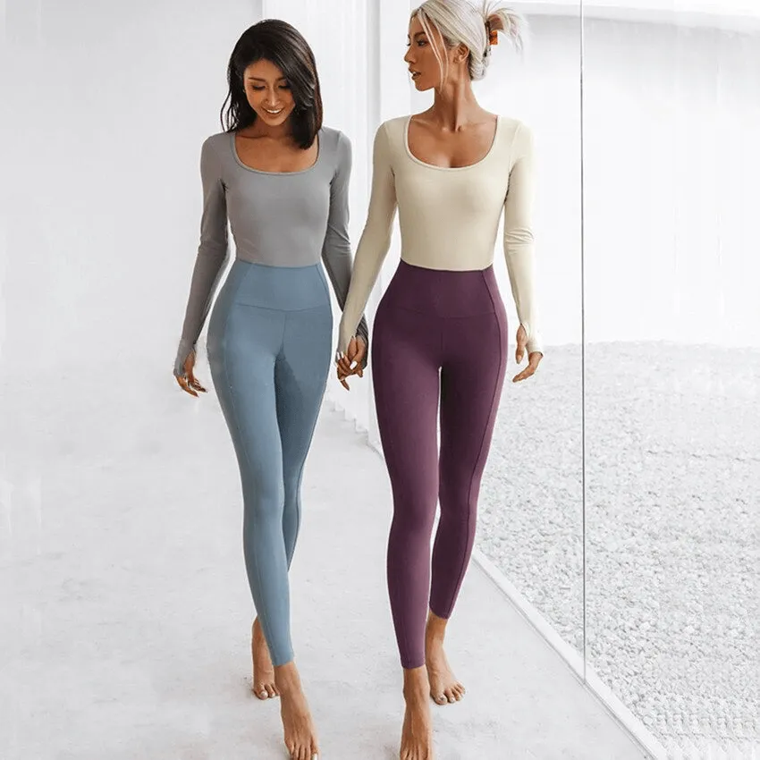 Hollow Back Fitness Jumpsuit / One-piece Patchwork Yoga Set / Women's Gym Clothing - SF0022